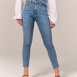 Abercrombie and Fitch Stretch Super Skinny Ankle High Rise Size 25/0